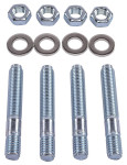 15844 - Carb Stud Kit -2-1/4"  for 1" Spacer   Carburetor Stud and Nuts